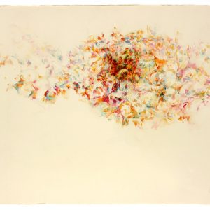 Viento alto, 2010. Acuarela y grafito, 56 x 76 cm