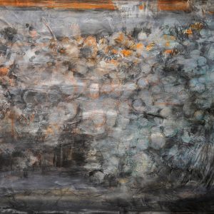 Neblina, 2010. Acuarela, pastel tiza y carbón, 100 x 150 cm
