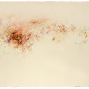 El salto, 2009. Acuarela y grafito, 56 x 76 cm